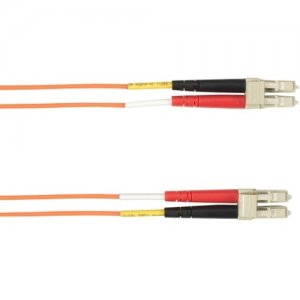 Black Box 25-m, LC-LC, 50-Micron, Multimode, Plenum, Orange Fiber Optic Cable FOCMP50-025M-LCLC-OR