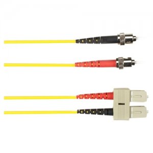 Black Box 6-m, ST-SC, 62.5-Micron, Multimode, PVC, Yellow Fiber Optic Cable FOCMR62-006M-STSC-YL