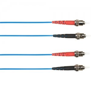 Black Box 20-m, ST-ST, 62.5-Micron, Multimode, PVC, Blue Fiber Optic Cable FOCMR62-020M-STST-BL