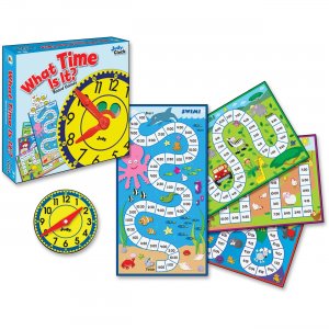 Carson-Dellosa What Time Is It Board Game 140314 CDP140314