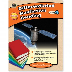 Teacher Created Resources Grade 4 Differentiated Reading Book 2921 TCR2921