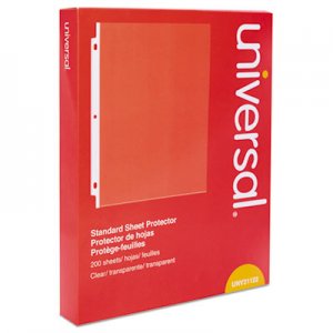 Genpak Standard Sheet Protector, Standard, 8 1/2 x 11, Clear, 200/Box UNV21122