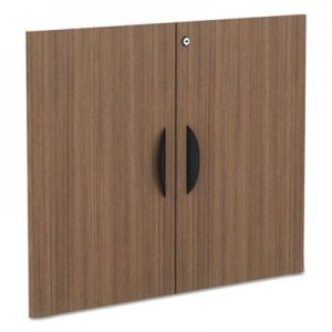 Alera Valencia Series Cabinet Door Kit For All Bookcases, 31 1/4" Wide, Walnut ALEVA632832WA