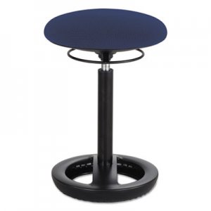 Safco Twixt Desk Height Ergonomic Stool, 22 1/2" High, Blue Fabric SAF3000BU 3000BU