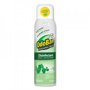 OdoBan Disinfectant/Fabric & Air Freshener 360 Spray, Eucalyptus, 14 oz Can, 12/Ctn ODO91000114A12 910001-14A12