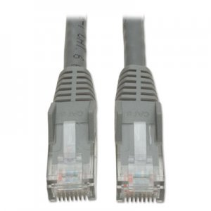 Tripp Lite CAT6 Snagless Molded Patch Cable, 5 ft, Gray TRPN201005GY N201-005-GY