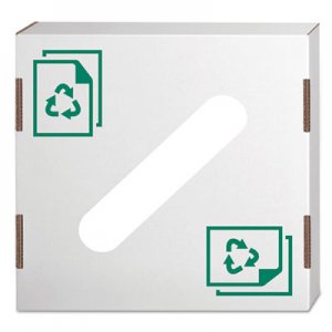 Bankers Box Waste and Recycling Bin Lid, Paper, White, 10/Carton FEL7320301 7320301
