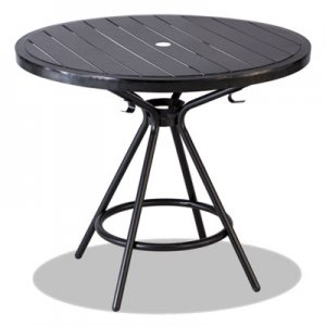 Safco CoGo Tables, Steel, Round, 36" Diameter x 29 1/2" High, Black SAF4362BL 4362BL