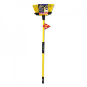 Quickie Super-Duty Upright Broom, 5 1/2" Bristles, 54" Handle, Fiberglass, Yellow/Black QCK7593 759-3