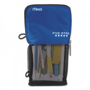 Five Star Stand 'N Store Pencil Pouch, 4 1/2 x 8, Cobalt MEA73990 73990