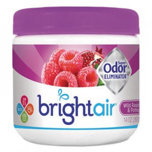 Bright Air Super Odor Eliminator, Wild Raspberry & Pomegranate, 14 oz Jar BRI900286EA 900286EA