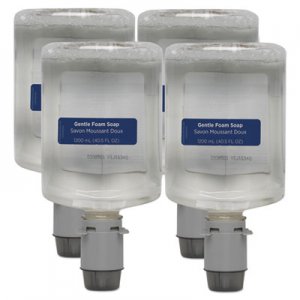 Georgia Pacific Professional Pacific Blue Ultra Soap/Sanitizer Manual Dispenser Refill, 1200 mL Bottle,4/Ctn GPC43714 43714