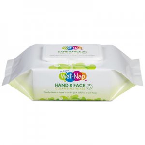 Wet-Nap Hands and Face Cleansing Wipes, 7 x 6, White, Fragrance-Free, 110/Pack NICM970SHPK M970SHPK