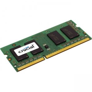 Crucial 2GB, 204-pin SoDIMM, DDR3 PC3-12800 Memory Module CT25664BF160BJ