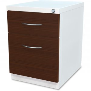 Lorell Box/File Laminate Wood Mobile Pedestal 34423 LLR34423