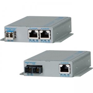Omnitron Systems OmniConverter GPoE+/SE Transceiver/Media Converter 9482-0-21W 9482-0-xxx