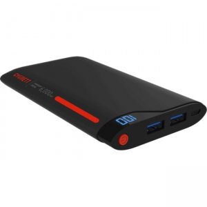 Cygnett ChargeUp Digital 6000 Portable Powerbank - Red CY1769PBCHE