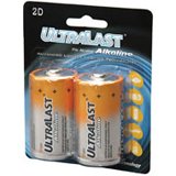 UltraLast Green Alkaline General Purpose Battery ULA2D