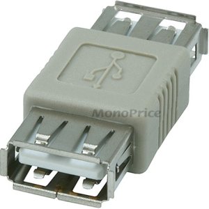 Monoprice USB 2.0 A Female to A Female Coupler Adapter 362