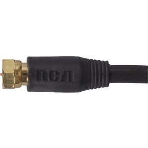 Audiovox 100 Foot Digital RG6 Coaxial Cable In Black Color VHB6111R
