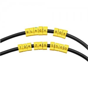 Black Box Snap-Lock Cable IDs, Alpha Marker Letter A, 10-Pack CM00A
