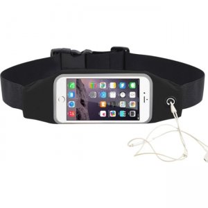 GabbaGoods Fitness Waist Belt For Most Smartphones GG-FB1-BLK