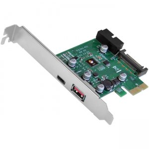 SIIG USB 3.1 Gen 1 3-Port PCIe with Charging Port - Type-C Ready JU-P20C11-S1