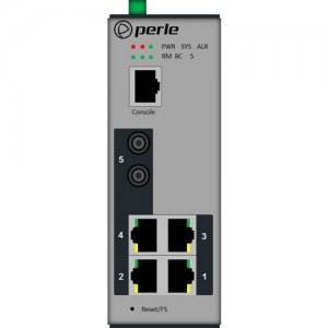 Perle IDS-205F - Managed Industrial Ethernet Switch with Fiber 07012080 IDS-205F-TSD20