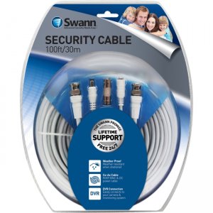 Swann Video & Power 100ft / 30m BNC Cable SW-CABLE100