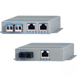 Omnitron Systems OmniConverter GPoE/S Transciever/Media Converter 9402-0-11Z 94xx-x-xab