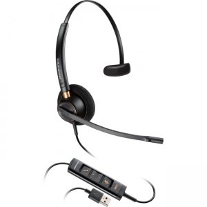 Plantronics Corded Headset with USB Connection 203442-01 HW515 USB