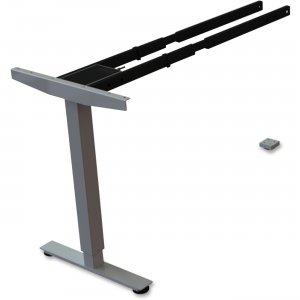 Lorell Sit/Stand Desk Silver Third-leg Add-on Kit 99851 LLR99851