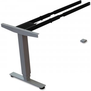 Lorell Sit/Stand Desk Silver Third-leg Add-on Kit 99853 LLR99853