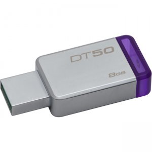 Kingston 8GB USB 3.0 DataTraveler 50 (Metal/Purple) DT50/8GB