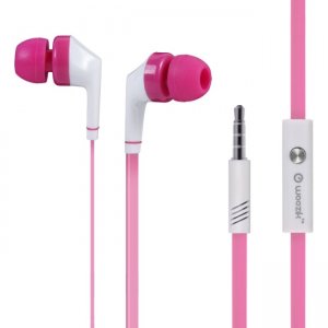 MYEPADS Massive Bass Stereo Earphone with Remote and Mic WZ-11-PNK WZ-11