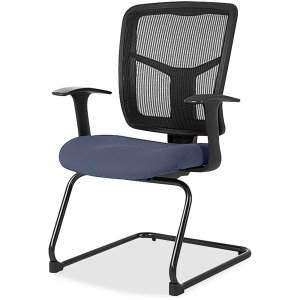 Lorell Adjustable Arms Mesh Guest Chair 86202010 LLR86202010