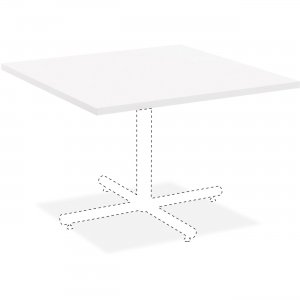 Lorell Hospitality White Laminate Square Tabletop 99859 LLR99859