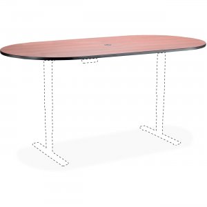 Safco Electric Table Cherry Lam. Racetrck Tabletop 2503EHATCY SAF2503EHATCY
