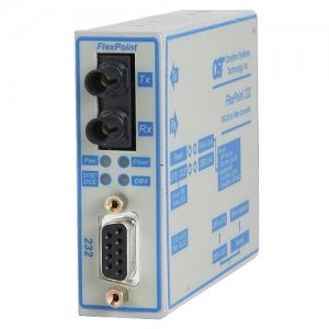 Omnitron Systems FlexPoint 232 Baud Rate Autosensing RS-232 to Fiber Media Converter 4489-11 4489-10
