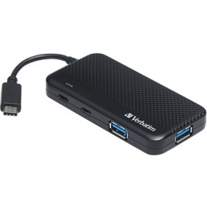 Verbatim USB-C 4-Port Hub with Power Delivery 99380