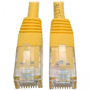 Tripp Lite Cat6 Gigabit Molded Patch Cable (RJ45 M/M), Yellow, 15 ft N200-015-YW