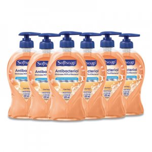 Softsoap Antibacterial Hand Soap, Crisp Clean, 11 1/4 oz Pump Bottle, 6/Carton CPC44571 US03562A