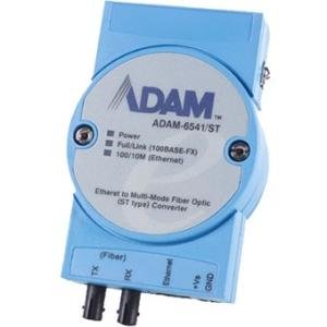 Advantech Ethernet to Multi-Mode ST Type Fiber Optic Converter ADAM-6541/ST