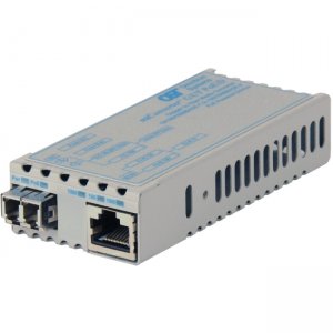 Omnitron Systems miConverter GX/T PoE/D LC Multimode 550m US AC & PoE Powered 1226D-0-01 1226D-0-x