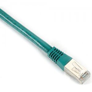 Black Box Cat6 400-MHz, Shielded, Solid Backbone Cable (FTP), PVC, Green, 30-ft. (9.1-m) EVNSL0607MS-0030
