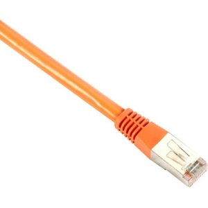 Black Box Cat6 400-MHz, Shielded, Solid Backbone Cable (FTP), PVC, Orange, 5-ft. (1.5-m) EVNSL0610MS-0005