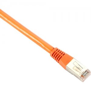 Black Box Cat6 400-MHz, Shielded, Solid Backbone Cable (FTP), PVC, Orange, 10-ft. (3.0-m) EVNSL0610MS-0010