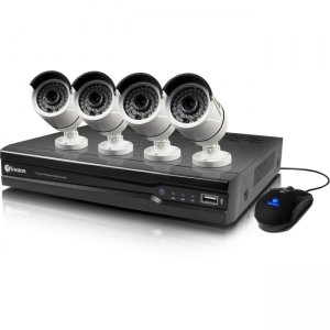Swann NVR8-7400 8 Channel 4MP Network Video Recorder & 4 x NHD-818 4MP Cameras SWNVK-874004-US