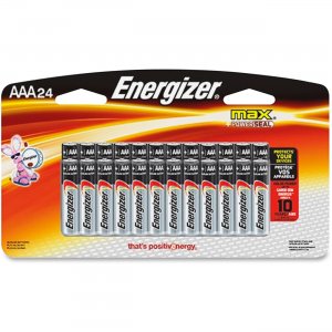 Energizer Max Alkaline AAA Batteries E92BP24 EVEE92BP24