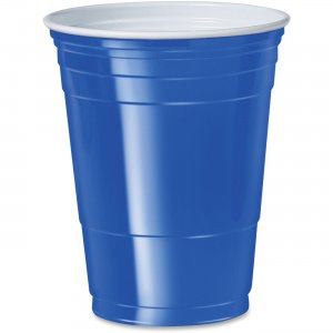 Solo Cup 16 oz. Plastic Cold Party Cups P16B SCCP16B